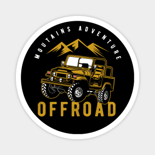 Mountain Adventure Off Road 4x4 Magnet